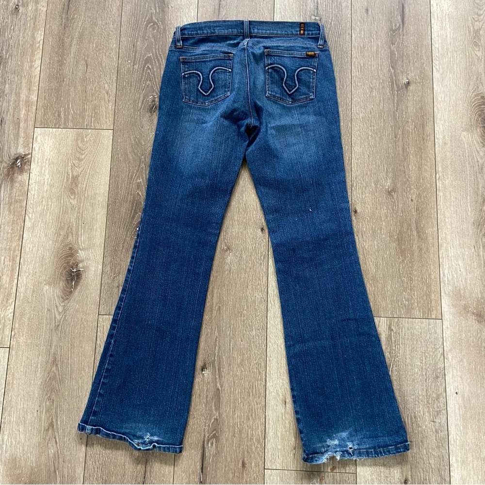 BONGO Dark Blue Flare Women's Jeans